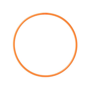 hula hoop isolation orange